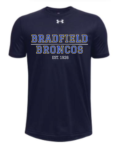 Under Armour SS Dry Fit Tech Tee, Navy