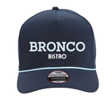 Imperial Embroidered Rope Hat "Bronco Bistro" - Navy