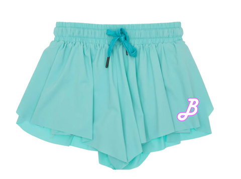 Aqua Butterfly Short