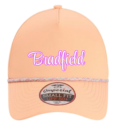 Imperial Embroidered Rope Hat - Sherbert (SMALL FIT)