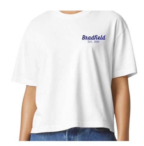 White Crop Tee - Ladies