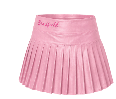 Bradfield Azarhia Pink Shimmer Mini Pleated Skort