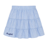 Bradfield Embroidered Gingham Skirt