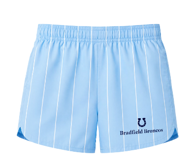 Bradfield Broncos Pinstripe Performance Shorts