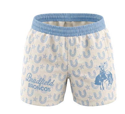 Bradfield Broncos Retro Rodeo Performance Shorts