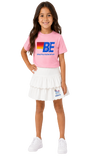 Azarhia Broncos Scalloped White Skort
