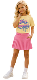 Bradfield Azarhia Pink Shimmer Mini Pleated Skort