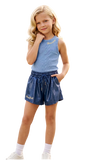 Azarhia Shimmer Navy Butterfly Short